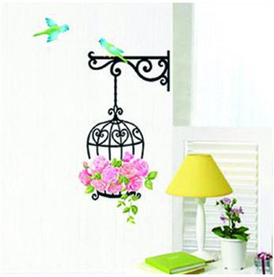 33% OFF on Pindia Hanging Flower Cage PVC Vinyl Sticker