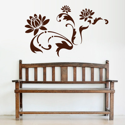 83% OFF on D��cor Kafe Decal Style Flower Design Wall Art Small Size-26*16 Inch Wall Sticker Sticker Pack of 1 83% OFF on D��cor Kafe Decal Style Flower Design Wall Art Small Size-26*16 Inch Wall Sticker Sticker Pack of 1