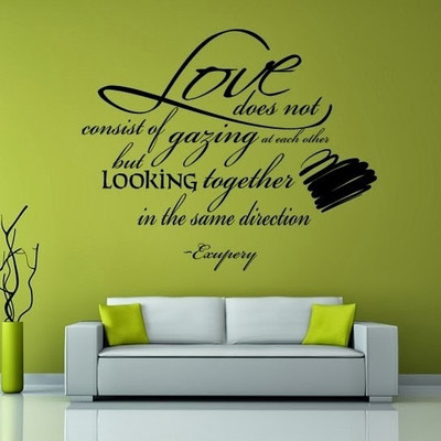 50% OFF on DeStudio DeStudio Love Does Not Consist Wall Stickers Size MEGA WALL STICKER Sticker