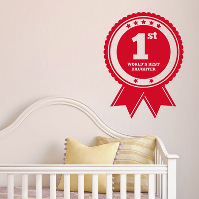 50% OFF on DeStudio Best Daughter Badge Medal Decal Home Wall Sticker Sticker 50% OFF on DeStudio Best Daughter Badge Medal Decal Home Wall Sticker Sticker