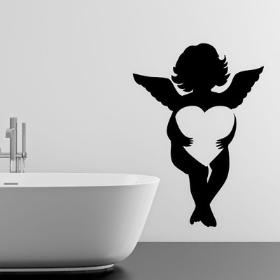 66% OFF on DeStudio Baby Heart Cupid Angel Decal Wall Sticker Sticker 66% OFF on DeStudio Baby Heart Cupid Angel Decal Wall Sticker Sticker