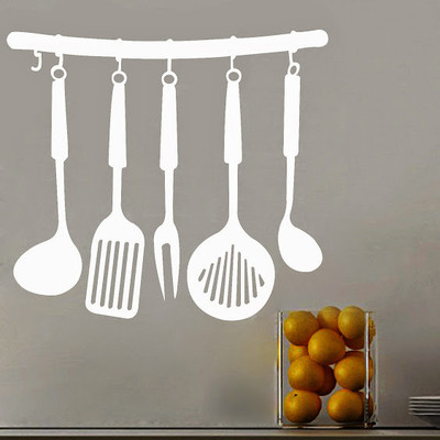 87% OFF on DeStudio Kitchen Utensils One Size Tiny Wall Sticker