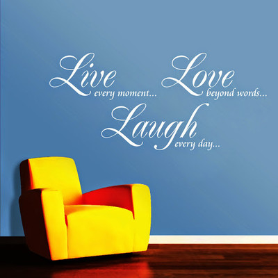 50% OFF on DeStudio DeStudio Live Love Laugh Wall Stickers Size JUMBO WALL STICKER Sticker 50% OFF on DeStudio DeStudio Live Love Laugh Wall Stickers Size JUMBO WALL STICKER Sticker