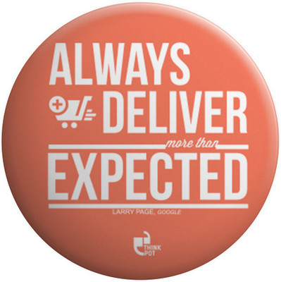 50% OFF on Thinkpot Always Deliver More Than Expected-Larry Page, Google Fridge Magnet Magnetic Sticker Sticker 50% OFF on Thinkpot Always Deliver More Than Expected-Larry Page, Google Fridge Magnet Magnetic Sticker Sticker