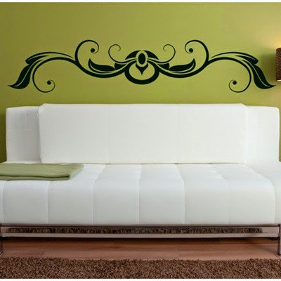 50% OFF on DeStudio Floral Heading Embellishment Pattern Size Mega Wall Sticker
