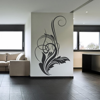 50% OFF on DeStudio Floral Decor Sticker One Size Giant WALL STICKER Sticker