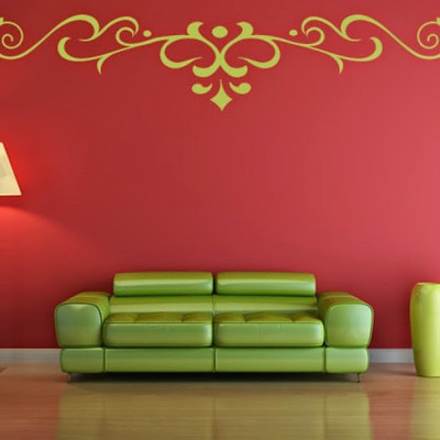 50% OFF on DeStudio Symmetrical Straight Line Floral Embellishment Size Mega Wall Sticker 50% OFF on DeStudio Symmetrical Straight Line Floral Embellishment Size Mega Wall Sticker