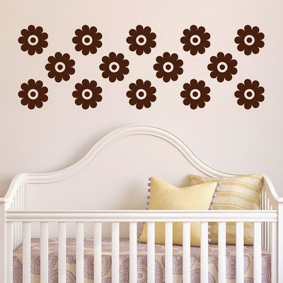 50% OFF on DeStudio Floral Border Decoration Flowers Pattern Decal Wall Sticker Sticker