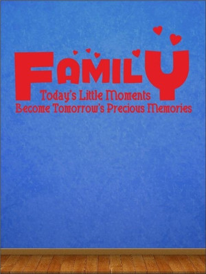 77% OFF on Wall1ders Family PVC Vinyl Sticker Sticker Pack of 1