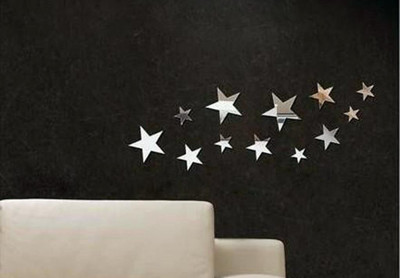28% OFF on Saifee 3D Home Office Decor Wall Decals Stars Acrylic Sticker
