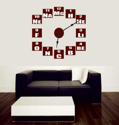 35% OFF on Ritzy Alpha Clock Wall Decal Sticker