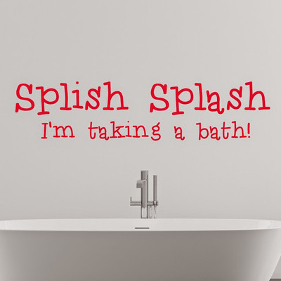 50% OFF on DeStudio Interior Splash Two Color Red Size 135 X 60 Cms Wall Sticker