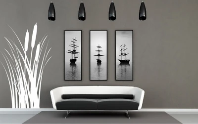 22% OFF on Dream On Walls Reeds Self Adhesive Vinyl Decal Sticker