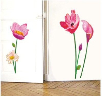 33% OFF on Pindia Purple Flower & Buds Wall Sticker