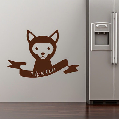 50% OFF on DeStudio Cats Love Animal Wall Sticker Sticker 50% OFF on DeStudio Cats Love Animal Wall Sticker Sticker