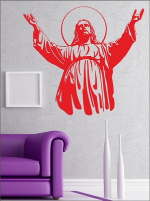 40% OFF on Wall1ders Jesus Christ PVC Vinyl Sticker Pack of 1