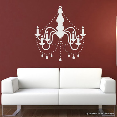 80% OFF on DeStudio DeStudio Chandalier Print Wall Stickers Size SUPER WALL STICKER Sticker