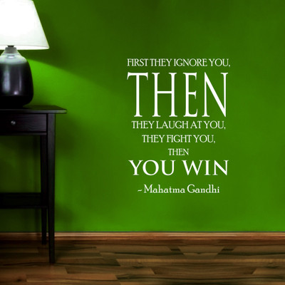 30% OFF on Creative Width Decor You Win Vinyl Sticker Sticker Pack of 1