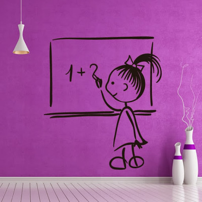 50% OFF on DeStudio DeStudio Kid Maths Sum Wall Stickers Size SUPER WALL STICKER Sticker