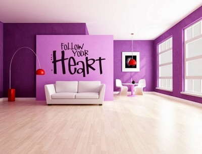 66% OFF on DeStudio Follow Your Heart One Size Tiny Wall Sticker