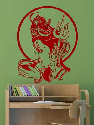 87% OFF on Wall1ders Shivam Sticker Sticker Pack of 1