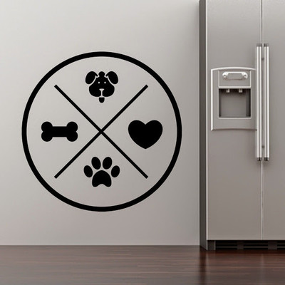 50% OFF on DeStudio Dog Pet Love Puppy Animal Wall Sticker Sticker