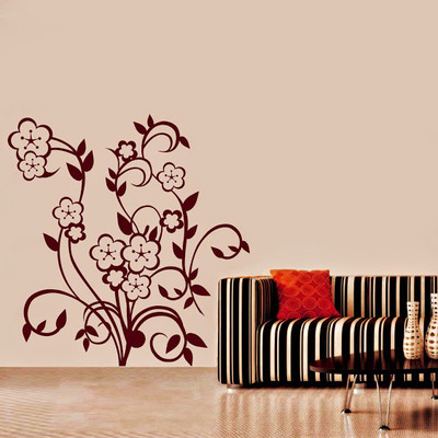 50% OFF on DeStudio DeStudio Lovely Flowers Two Wall Stickers Size JUMBO WALL STICKER Sticker