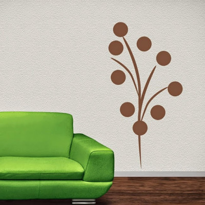 50% OFF on DeStudio Balls Floral One Size Giant WALL STICKER Sticker