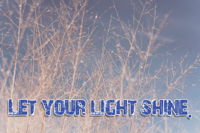 16% OFF on Let your Light Shine Poster Paper Print