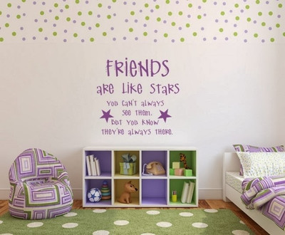 44% OFF on DeStudio Friends Are Like Stars One Size Tiny Wall Sticker