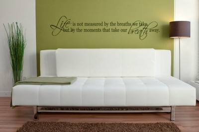 50% OFF on DeStudio DeStudio Life Is Not Measured By The Breaths One Wall Stickers Size GIANT WALL STICKER Sticker
