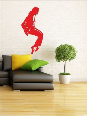 84% OFF on Wall1ders Dancing MJ PVC Vinyl Sticker Sticker Pack of 1