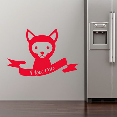 50% OFF on DeStudio Cats Love Animals Wall Sticker Sticker 50% OFF on DeStudio Cats Love Animals Wall Sticker Sticker