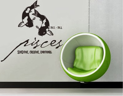 50% OFF on DeStudio DeStudio Zodiac Sign Pisces Wall Stickers Size MEGA WALL STICKER Sticker