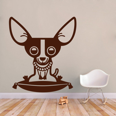 67% OFF on D��cor Kafe Decal Style Chihuahua Dog Wall Art tiny Size-15*17 Inch Wall Sticker Sticker Pack of 1 67% OFF on D��cor Kafe Decal Style Chihuahua Dog Wall Art tiny Size-15*17 Inch Wall Sticker Sticker Pack of 1