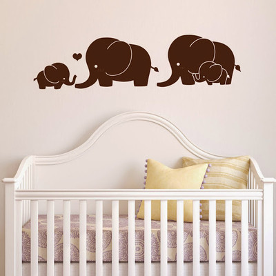 82% OFF on DeStudio Elephant Family Cute Wall Sticker Sticker 82% OFF on DeStudio Elephant Family Cute Wall Sticker Sticker
