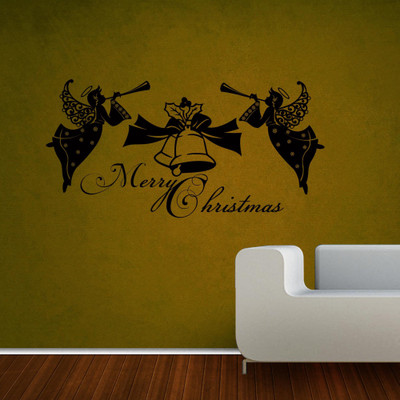 30% OFF on Creative Width Decor Angels Wishing Christmas Vinyl Sticker Sticker Pack of 1