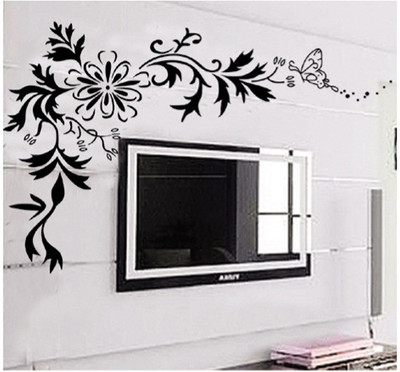 33% OFF on Pindia Abstract Flower Butterfly Design Wall Sticker 33% OFF on Pindia Abstract Flower Butterfly Design Wall Sticker
