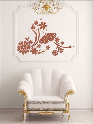 87% OFF on Wall1ders Butterfly With Flower PVC Vinyl Sticker Sticker Pack of 1 87% OFF on Wall1ders Butterfly With Flower PVC Vinyl Sticker Sticker Pack of 1