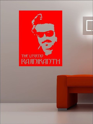 84% OFF on Wall1ders Rajnikanth Sticker Sticker Pack of 1