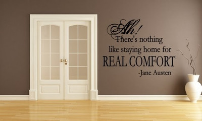 50% OFF on DeStudio DeStudio Ah! There's Nothing Like Staying Home One Wall Stickers Size MEGA WALL STICKER Sticker