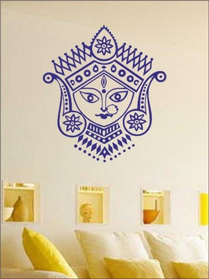84% OFF on Wall1ders Nav Durga PVC Vinyl Sticker Sticker Pack of 1