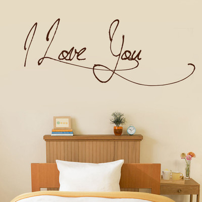 63% OFF on D��cor Kafe Decal Style I love You Wall Art Small Size-23*9 Inch Wall Sticker Sticker Pack of 1 63% OFF on D��cor Kafe Decal Style I love You Wall Art Small Size-23*9 Inch Wall Sticker Sticker Pack of 1