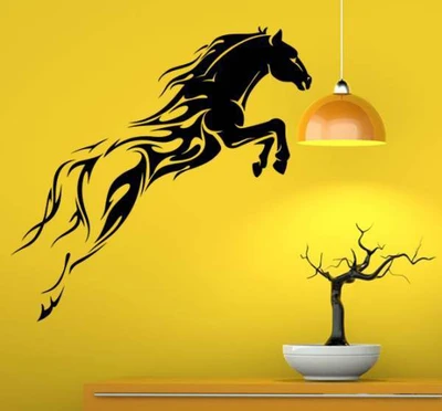 50% OFF on Hoopoe Decor Running Horse Wall Sticker Pack of 1