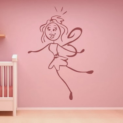 50% OFF on DeStudio DeStudio Dancing Fairy Wall Stickers Size MEGA WALL STICKER Sticker