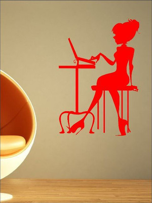 82% OFF on Wall1ders Wking Lady Sticker Sticker Pack of 1