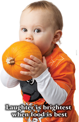 16% OFF on Laughter Is Brightest When Food Is Best Poster Paper Print