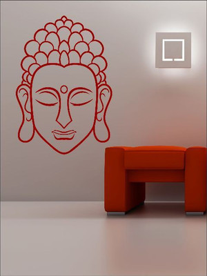 82% OFF on Wall1ders Thinking Budda Sticker Sticker Pack of 1