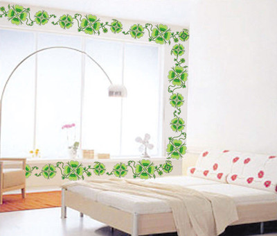 33% OFF on Pindia Green Branch Border Wall Sticker 33% OFF on Pindia Green Branch Border Wall Sticker