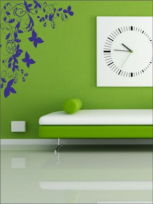 80% OFF on Wall1ders Butterfly Floral Corner PVC Vinyl Sticker Sticker Pack of 1